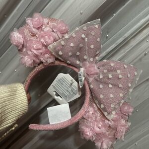 Beautiful pink Disney Ears. You won’t find these anymore in the park.